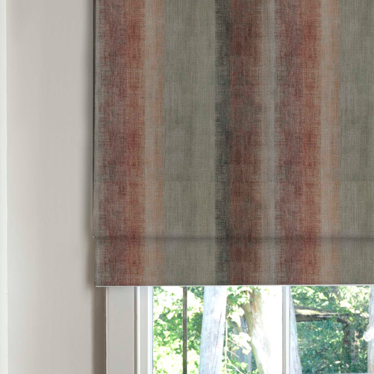 Linda Barker Home Bidar Blackout Made To Measure Roman Blind Paprika
