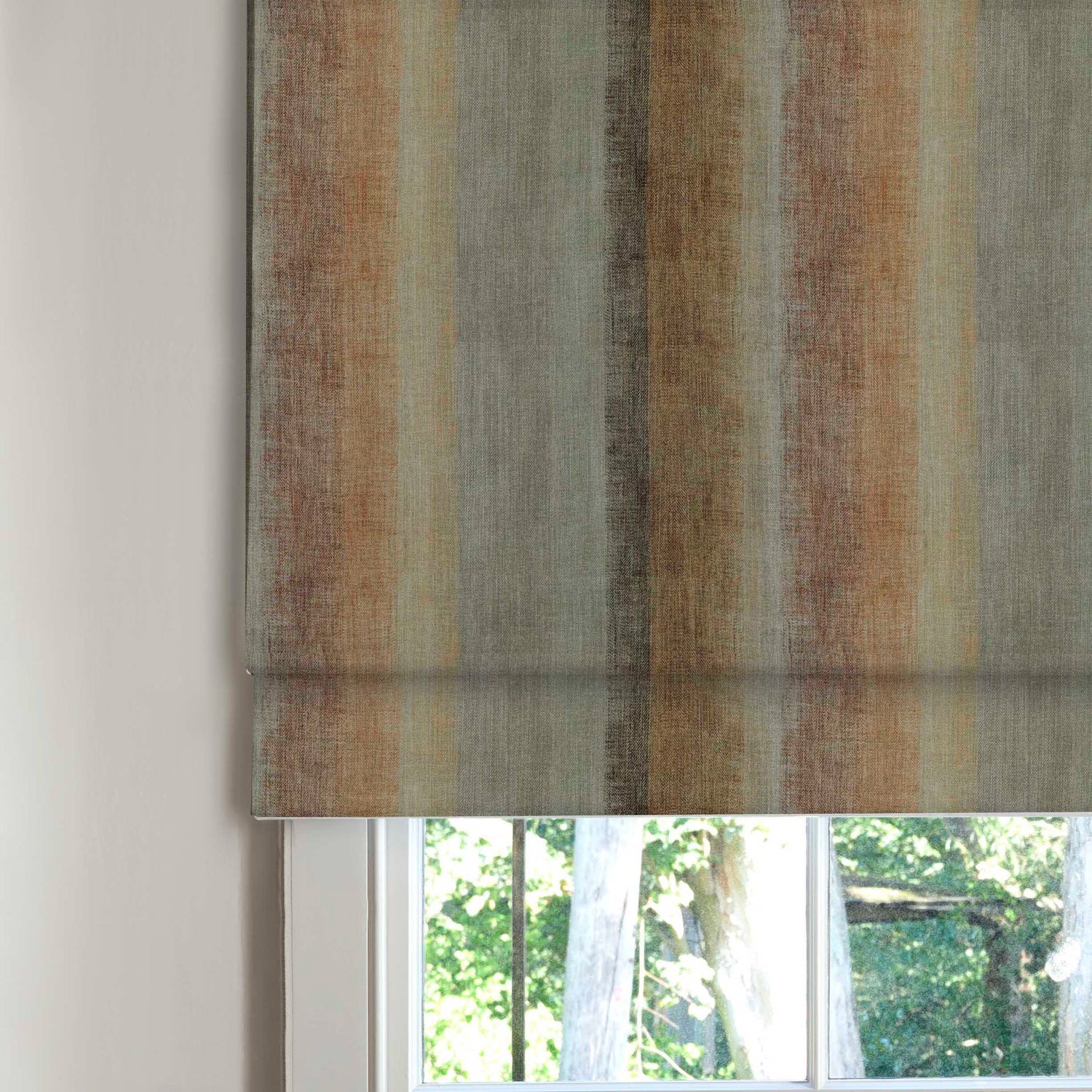 Linda Barker Home Bidar Blackout Made To Measure Roman Blind Mushroom