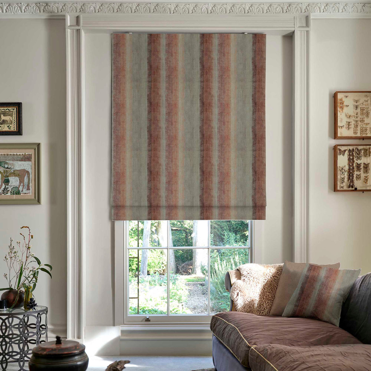 Linda Barker Home Bidar Blackout Made To Measure Roman Blind Spice