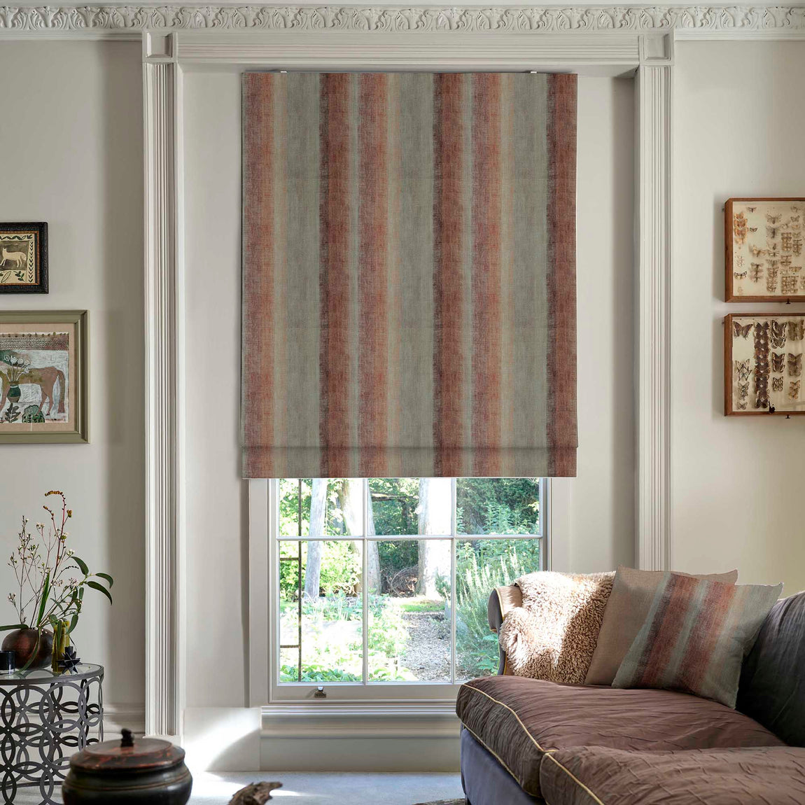 Linda Barker Home Bidar Blackout Made To Measure Roman Blind Spice