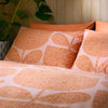 Orla Kiely Block Garden Pillowcase Housewife Orange Sorbet