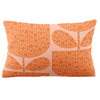 Orla Kiely Block Garden Duvet Cover Bedding Set Orange Sorbet