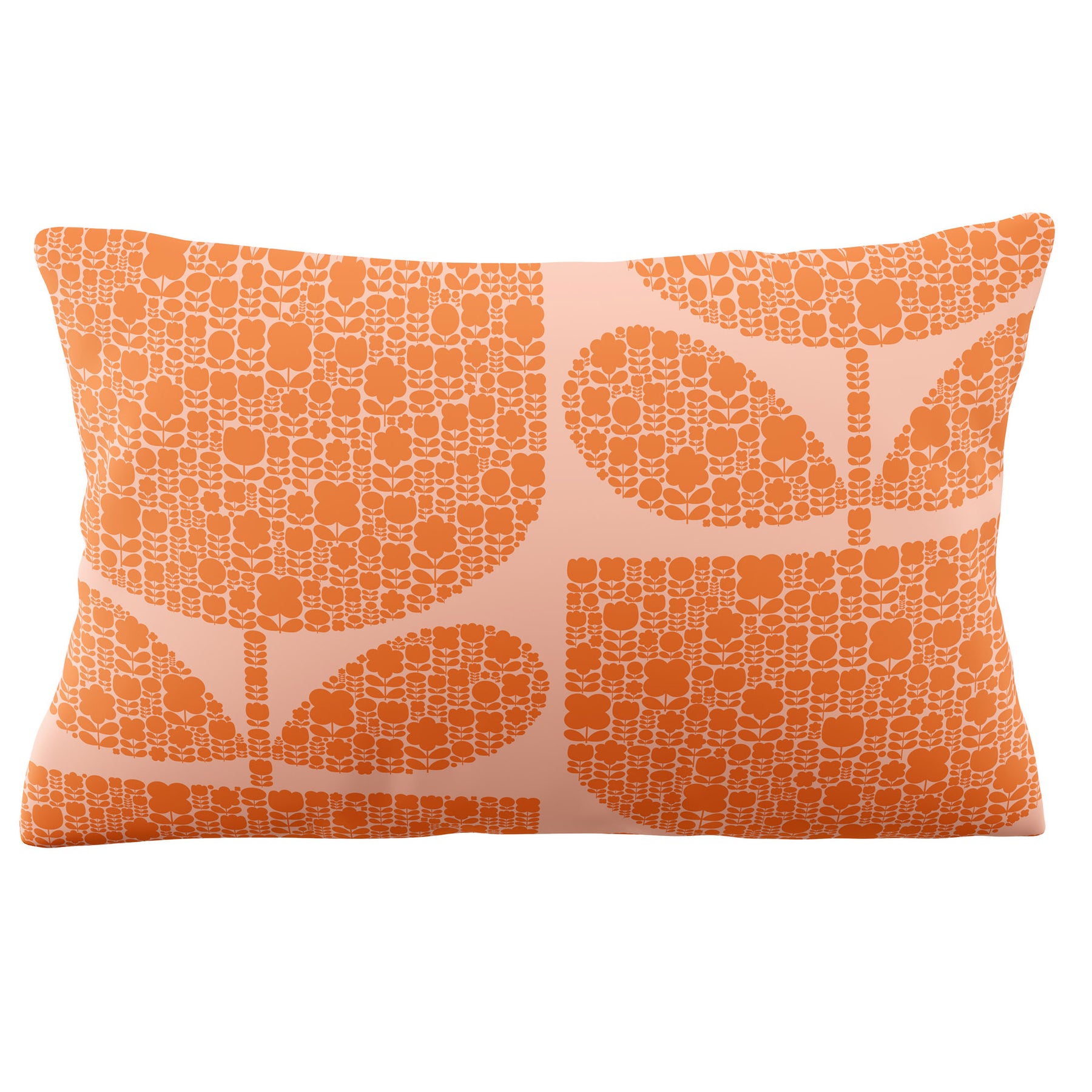 Orla Kiely Block Garden Duvet Cover Bedding Set Orange Sorbet