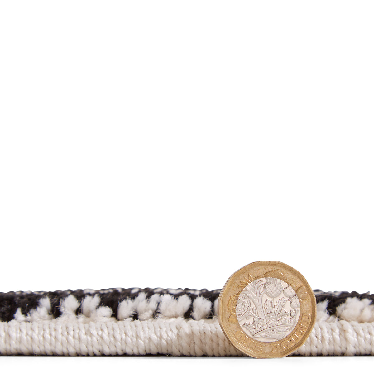 Catherine Lansfield Blocks Modern Abstract Rug Black White