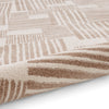 Catherine Lansfield Blocks Modern Abstract Rug Natural