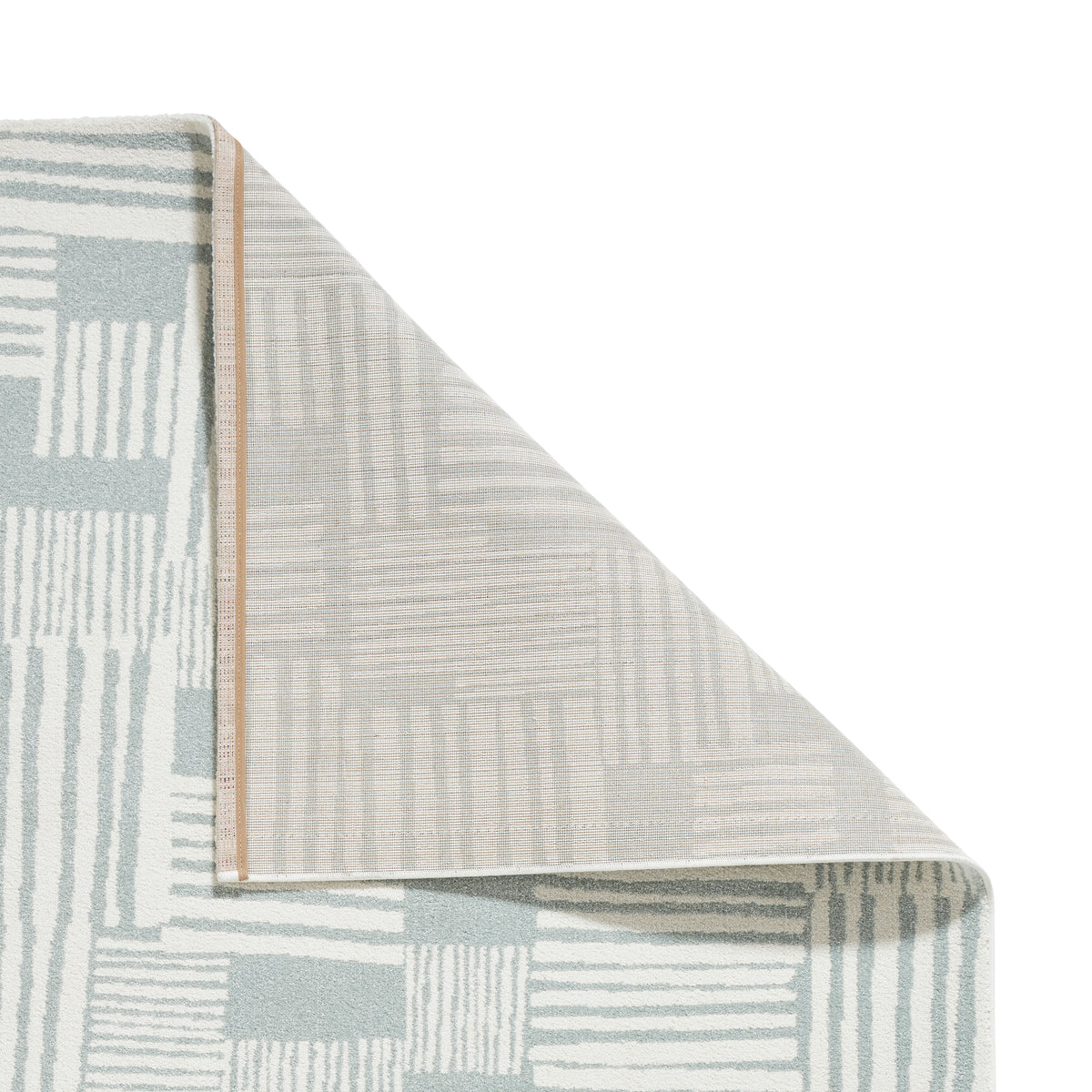 Catherine Lansfield Blocks Modern Abstract Rug Sage Green