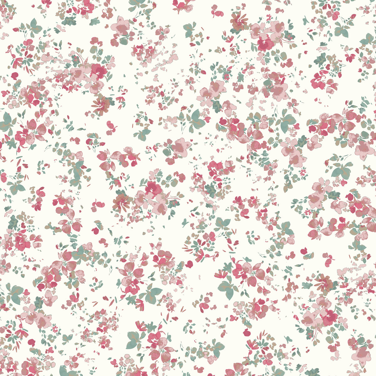Laura Ashley Blossoms Made to Measure Blackout Roller Blind Blush
