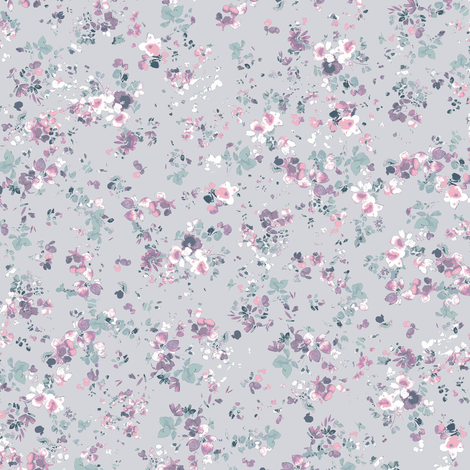 Laura Ashley Blossoms Made to Measure Blackout Roller Blind Lavender