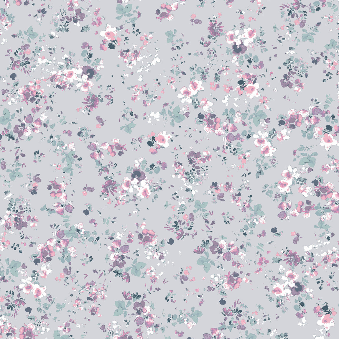 Laura Ashley Blossoms Made to Measure Blackout Roller Blind Lavender