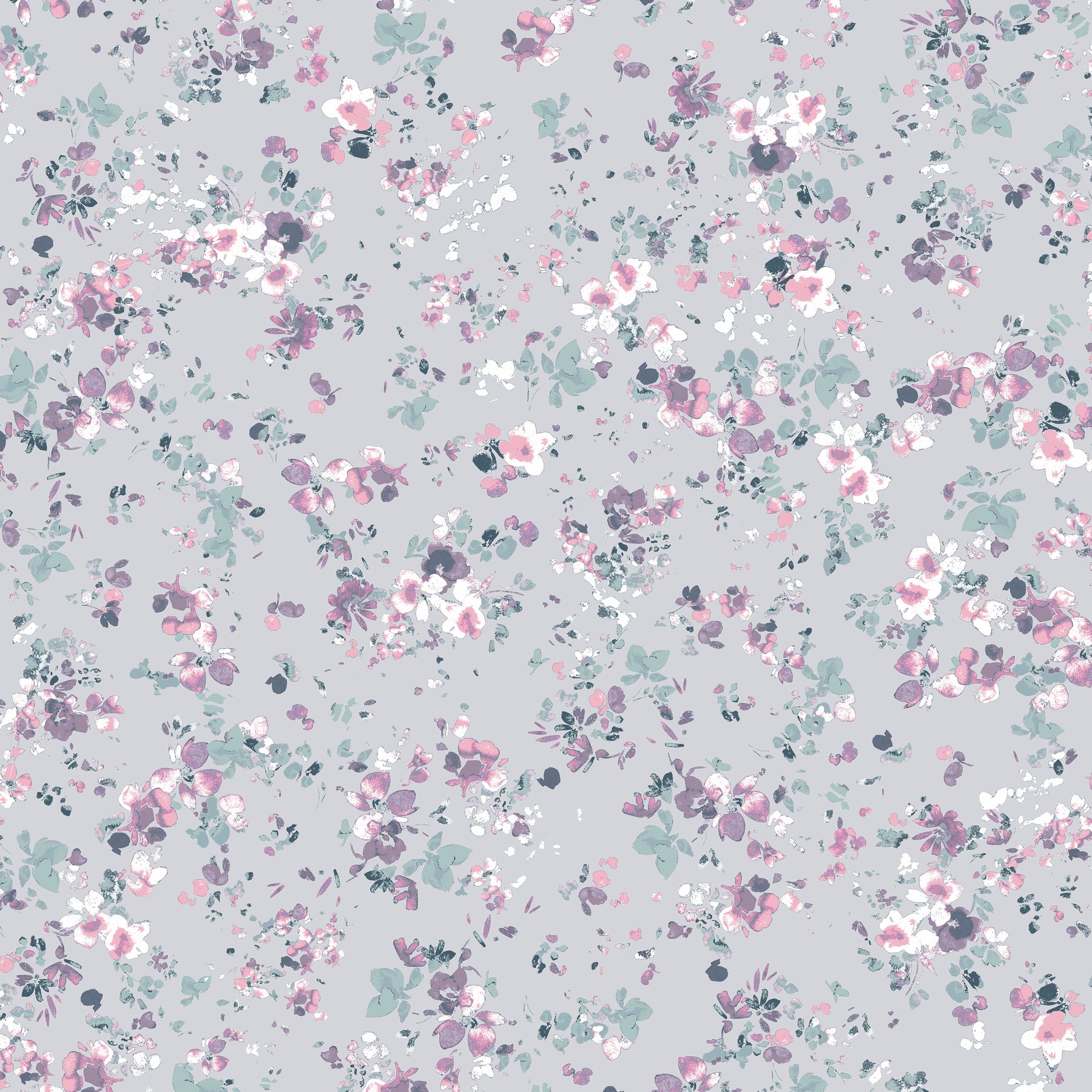 Laura Ashley Blossoms Translucent Made to Measure Roller Blind Lavender