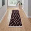 Boho 5413 Shaggy Runner 60cm x 230cm Purple