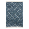 Boho 5413 Shaggy Rug Blue