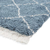 Boho 5413 Shaggy Rug Blue