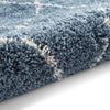 Boho 5413 Shaggy Rug Blue