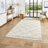 Boho 5413 Shaggy Rug Cream