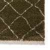 Boho 5413 Shaggy Rug Green