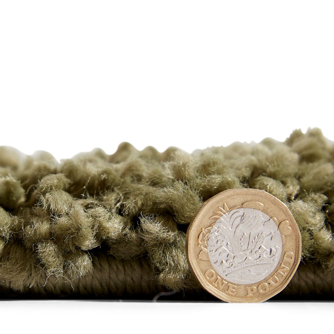 Boho 5413 Shaggy Rug Green
