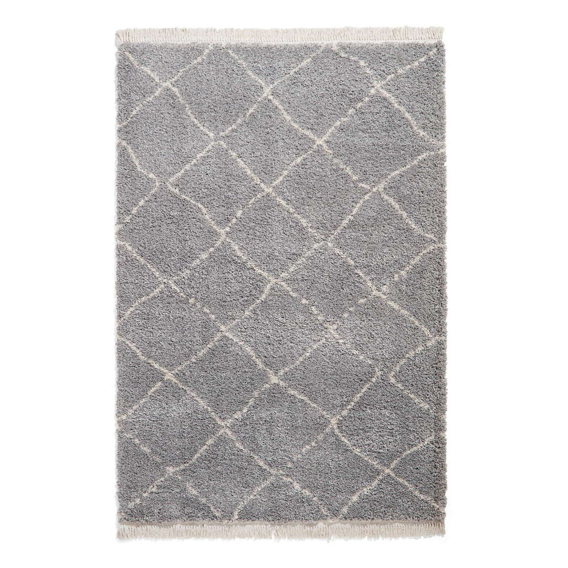 Boho 5413 Shaggy Rug Grey