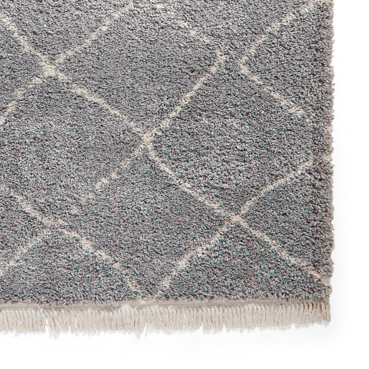 Boho 5413 Shaggy Rug Grey