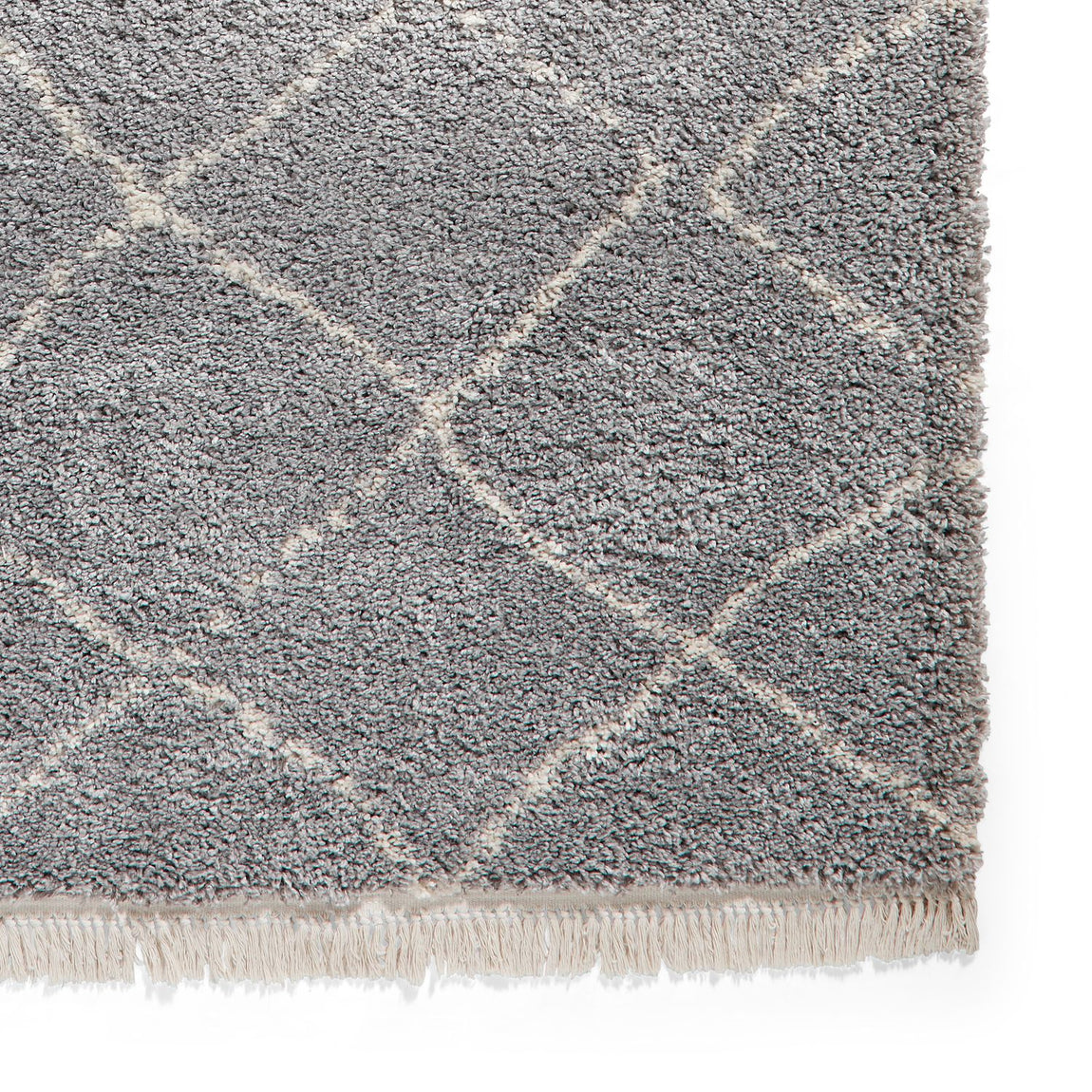 Boho 5413 Shaggy Rug Grey