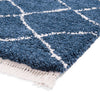 Boho 5413 Shaggy Rug Navy