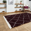 Boho 5413 Shaggy Rug Purple