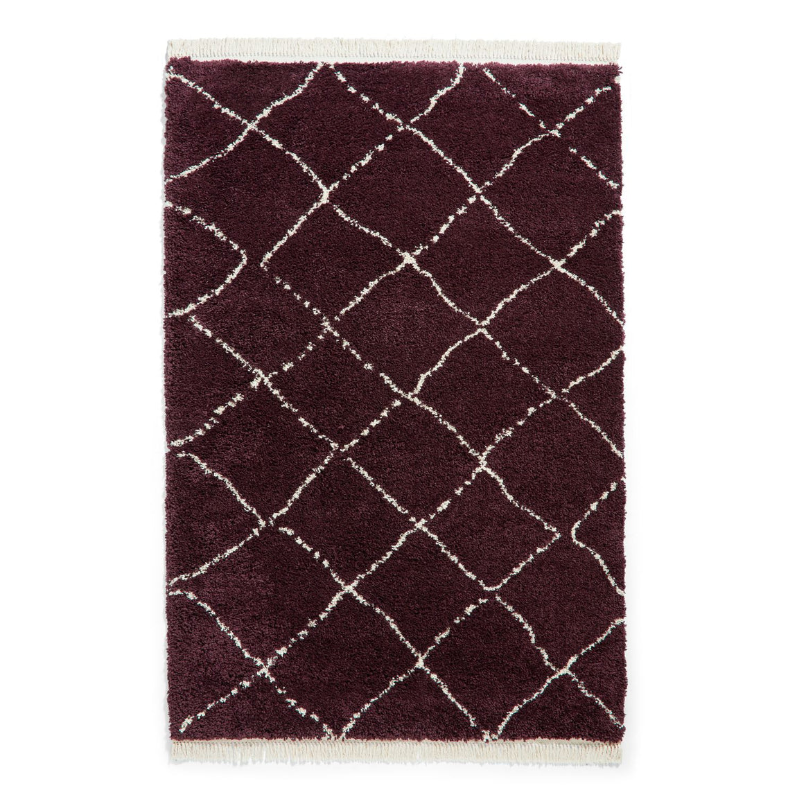 Boho 5413 Shaggy Rug Purple