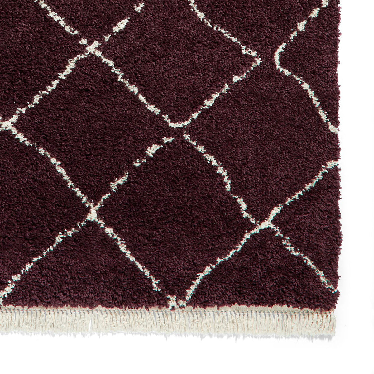 Boho 5413 Shaggy Runner 60cm x 230cm Purple