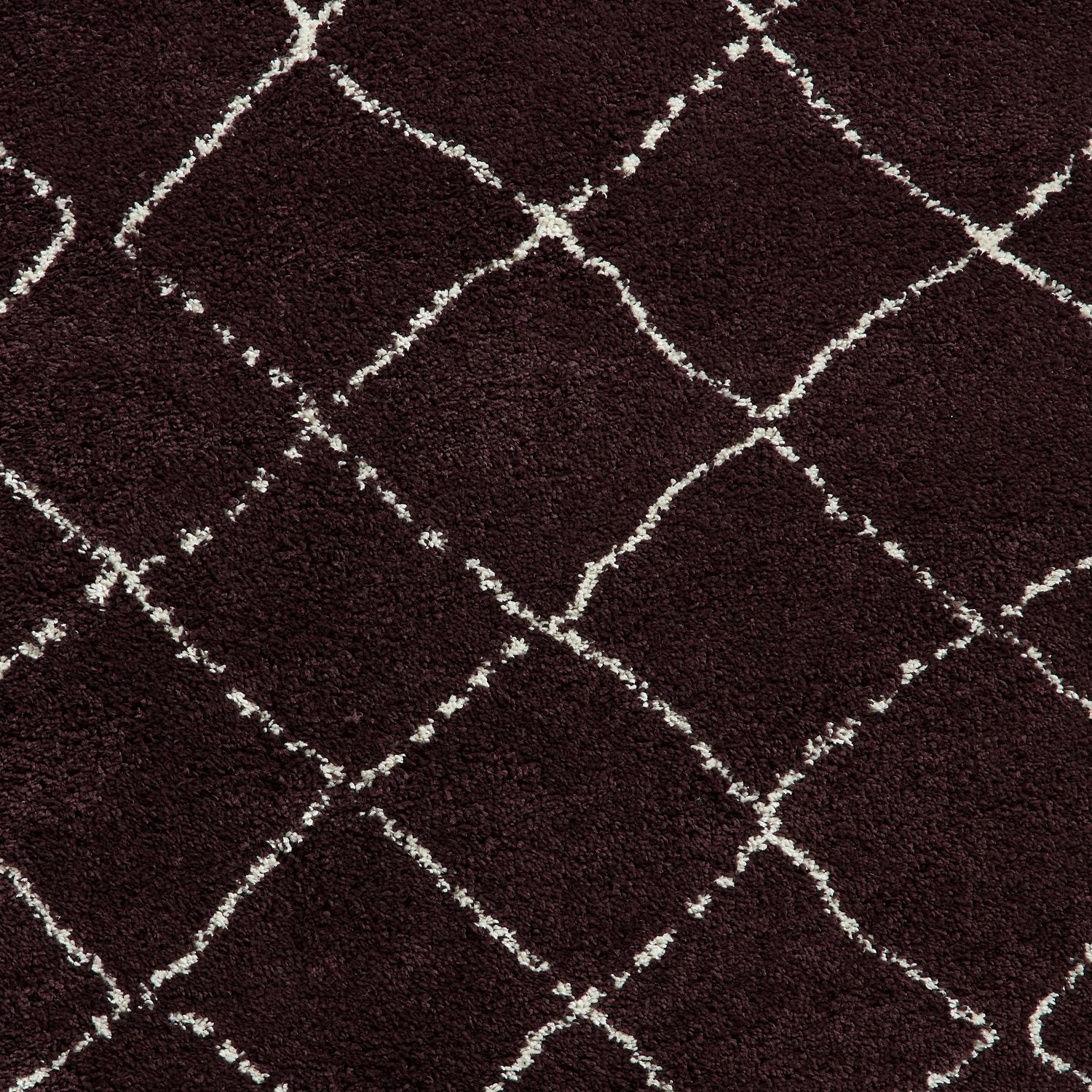 Boho 5413 Shaggy Rug Purple