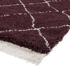 Boho 5413 Shaggy Rug Purple