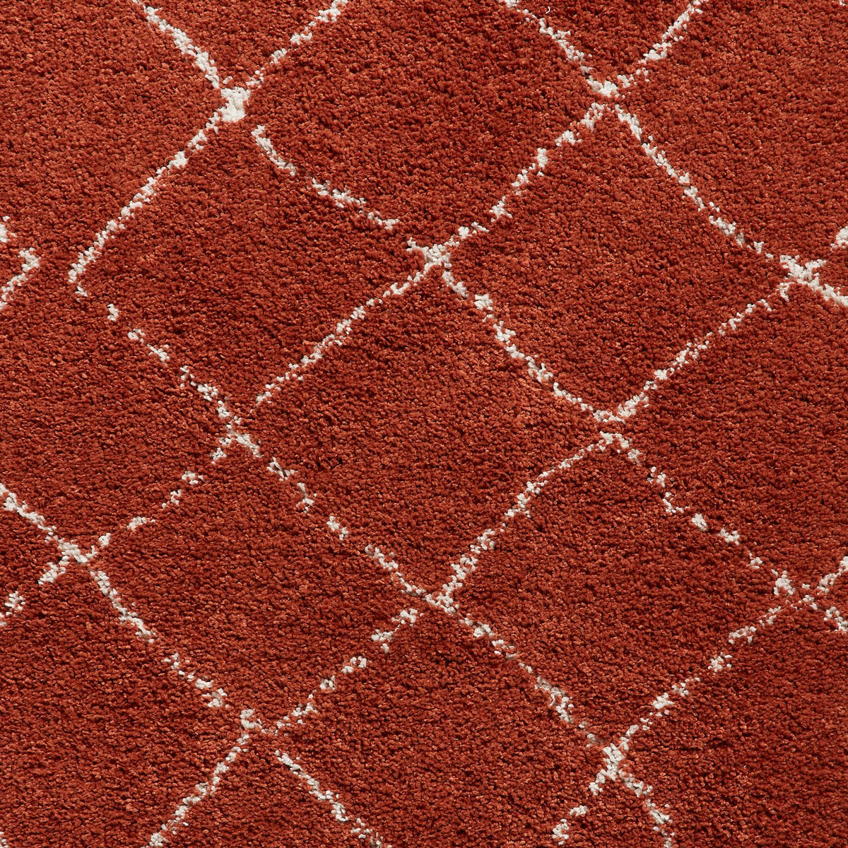 Boho 5413 Shaggy Rug Rust