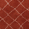 Boho 5413 Shaggy Rug Rust