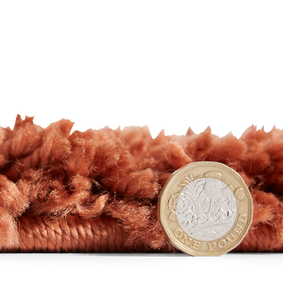 Boho 5413 Shaggy Rug Rust