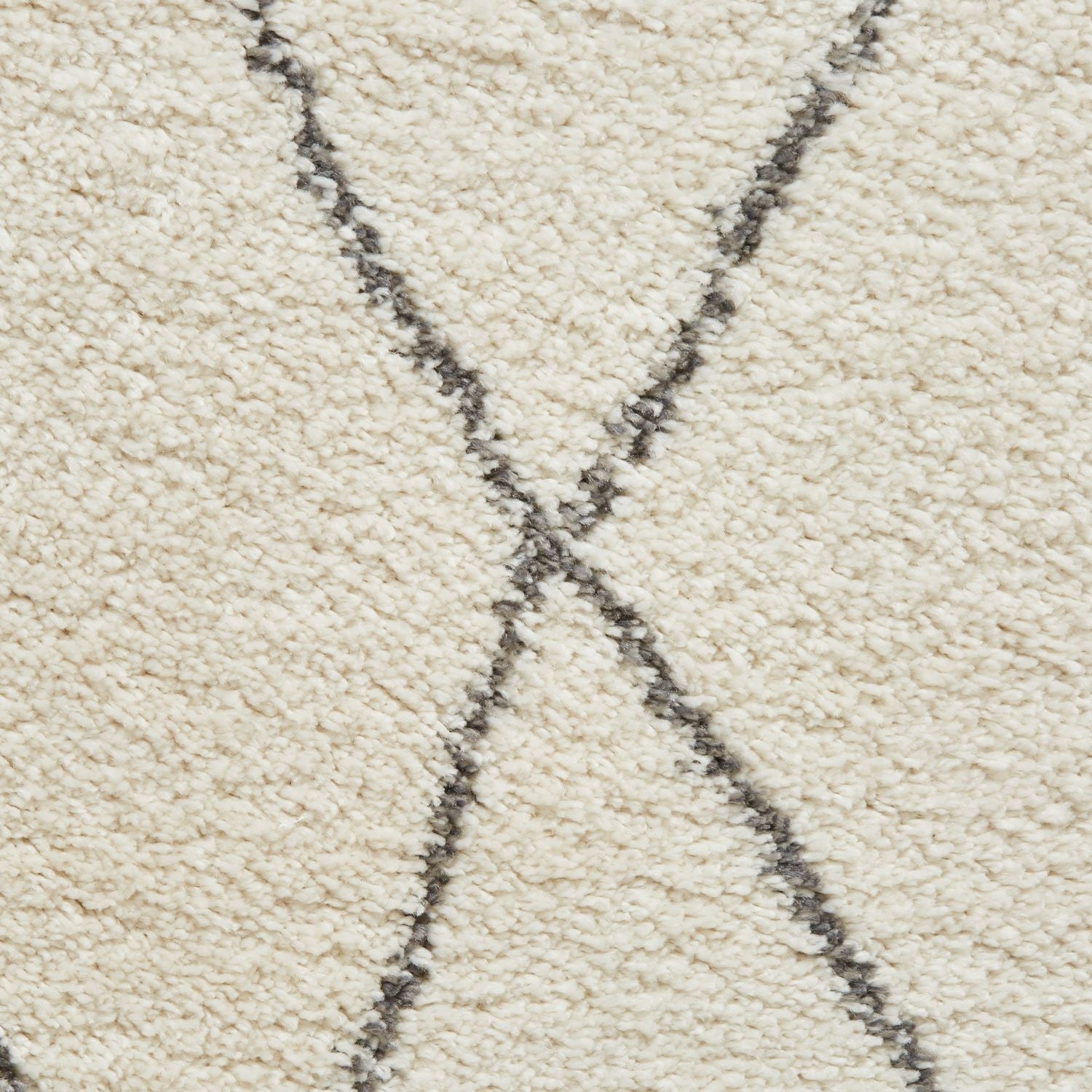Boho 8280 80cm x 150cm Shaggy Rug Cream Grey
