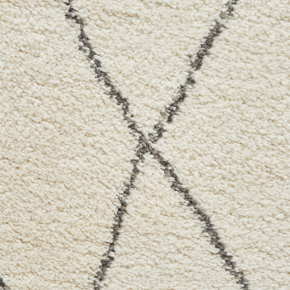 Boho 8280 80cm x 150cm Shaggy Rug Cream Grey