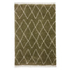 Boho 8280 Shaggy Rug Green