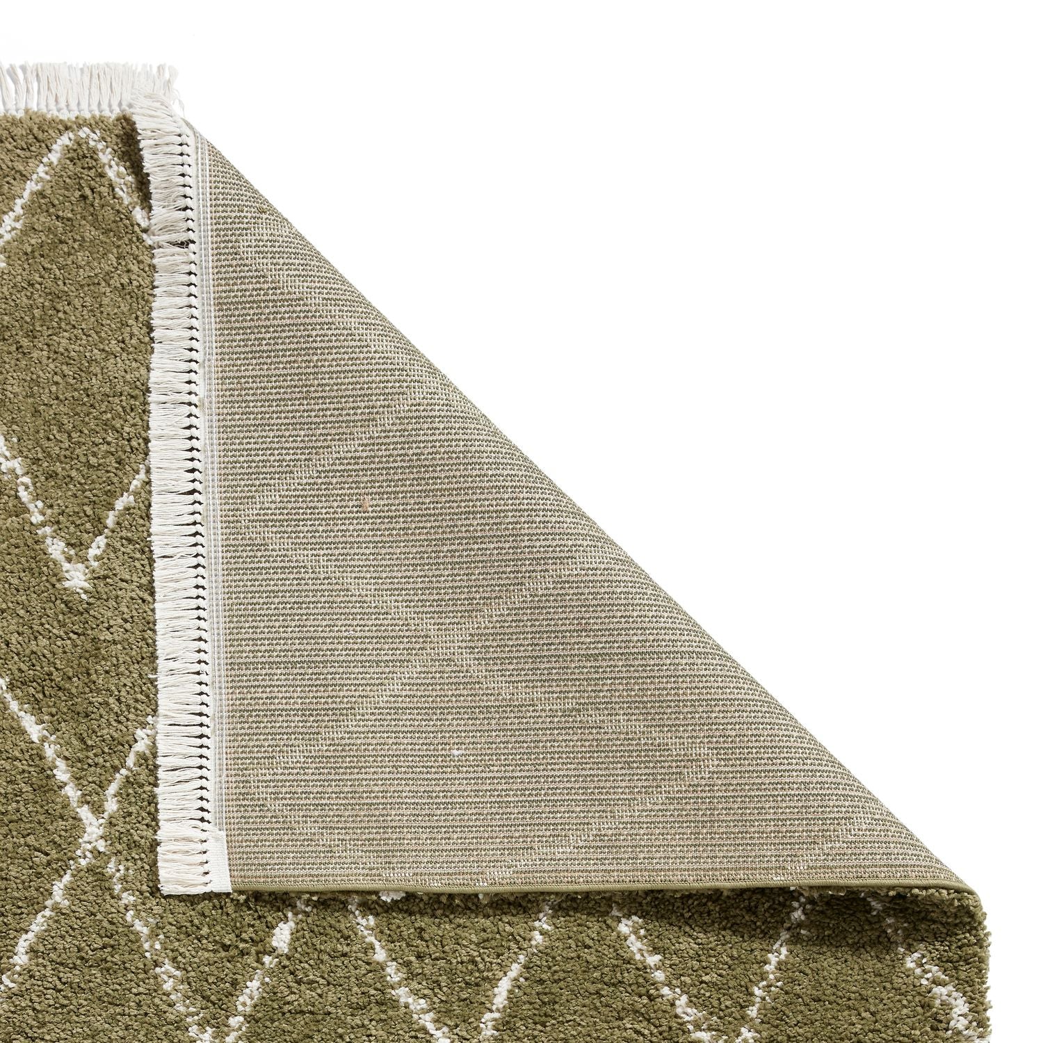 Boho 8280 Shaggy Rug Green