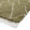 Boho 8280 Shaggy Rug Green