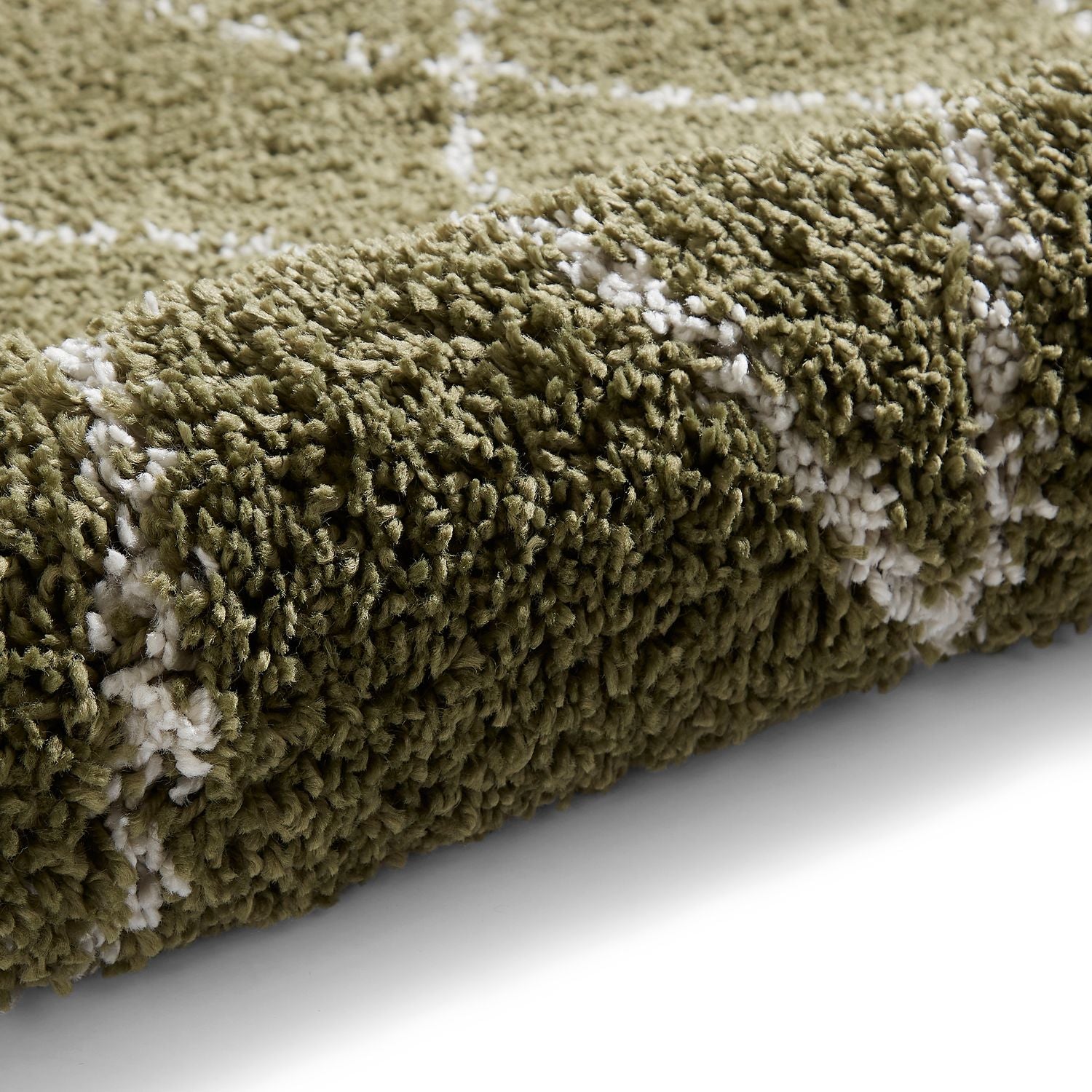 Boho 8280 Shaggy Runner 60cm x 230cm Rug Green