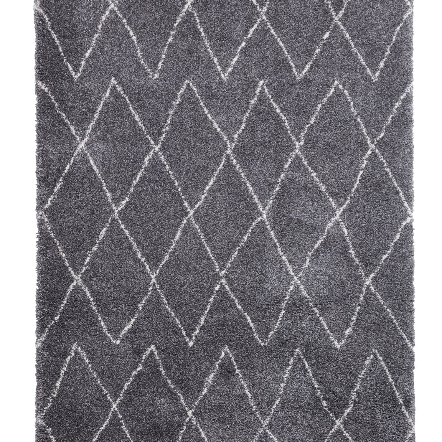 Boho 8280 80cm x 150cm Shaggy Rug Grey