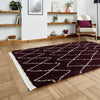 Boho 8280 Shaggy Rug Purple