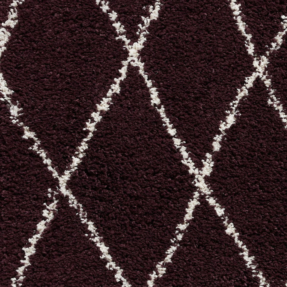 Boho 8280 Shaggy Rug Purple