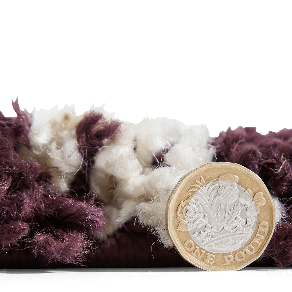 Boho 8280 Shaggy Runner 60cm x 230cm Rug Purple