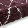 Boho 8280 Shaggy Rug Purple