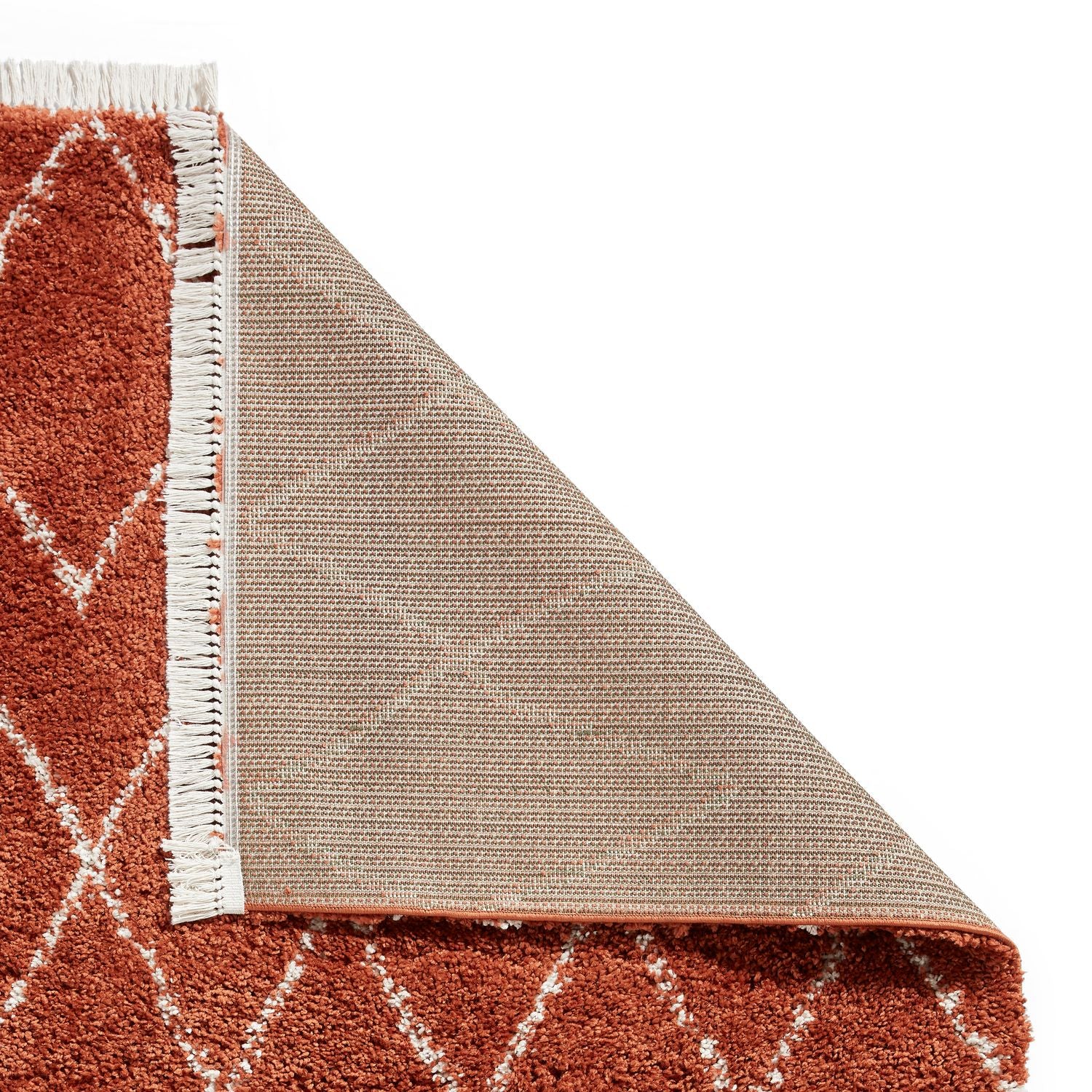 Boho 8280 Shaggy Rug Rust