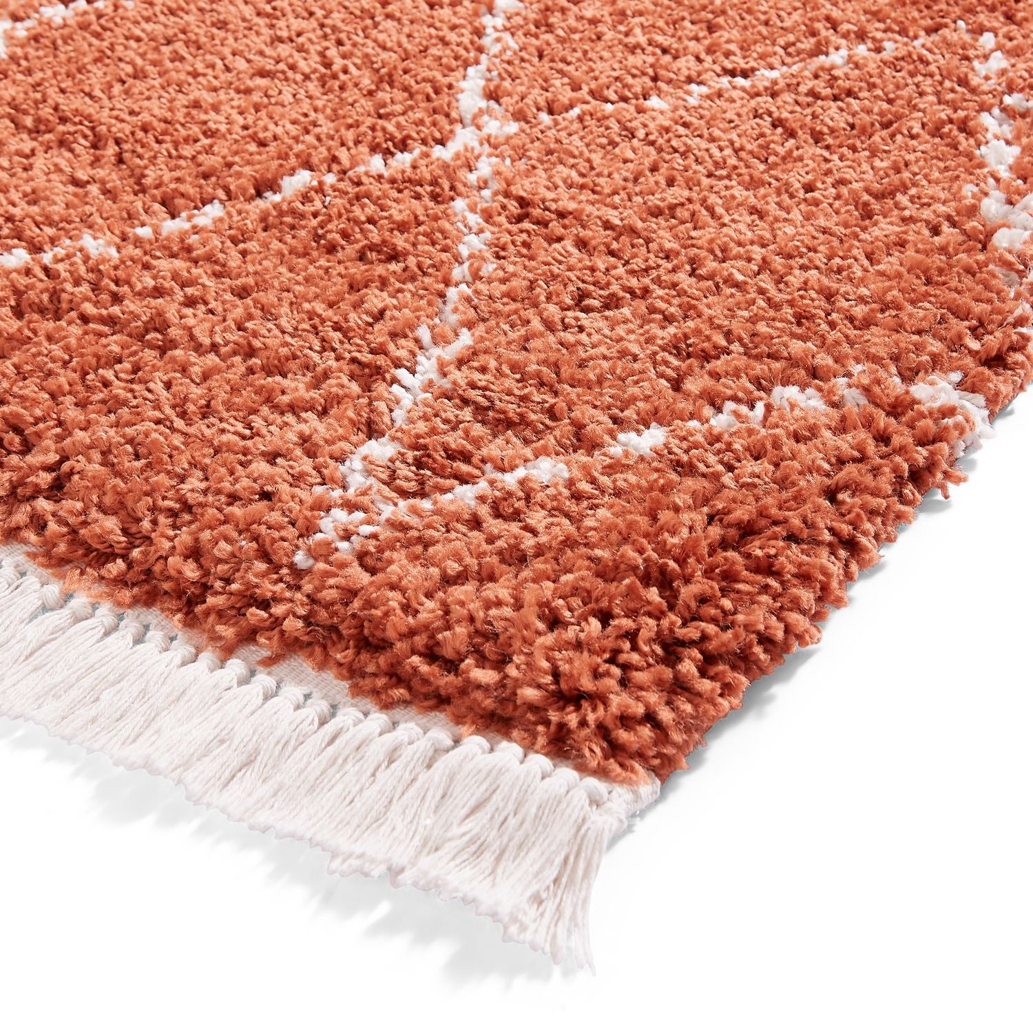 Boho 8280 Shaggy Rug Rust