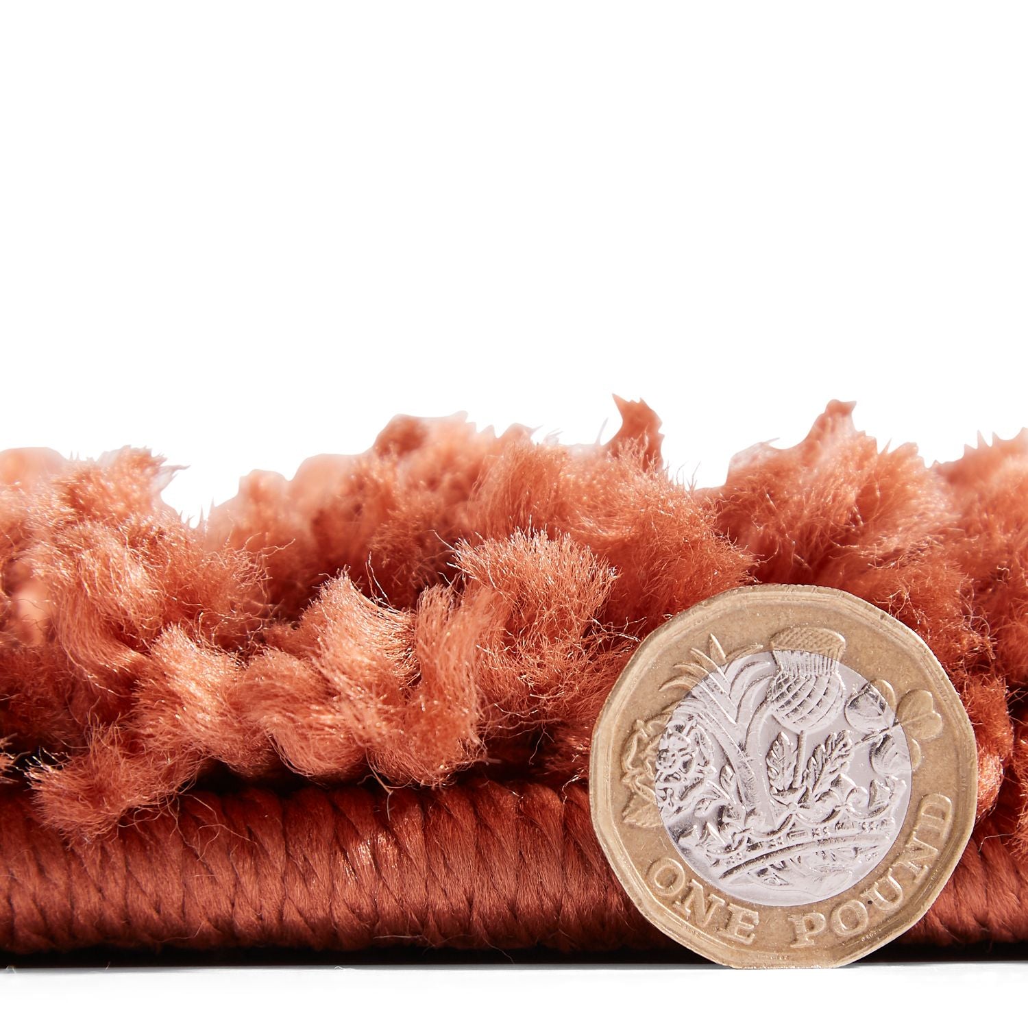 Boho 8280 Shaggy Rug Rust