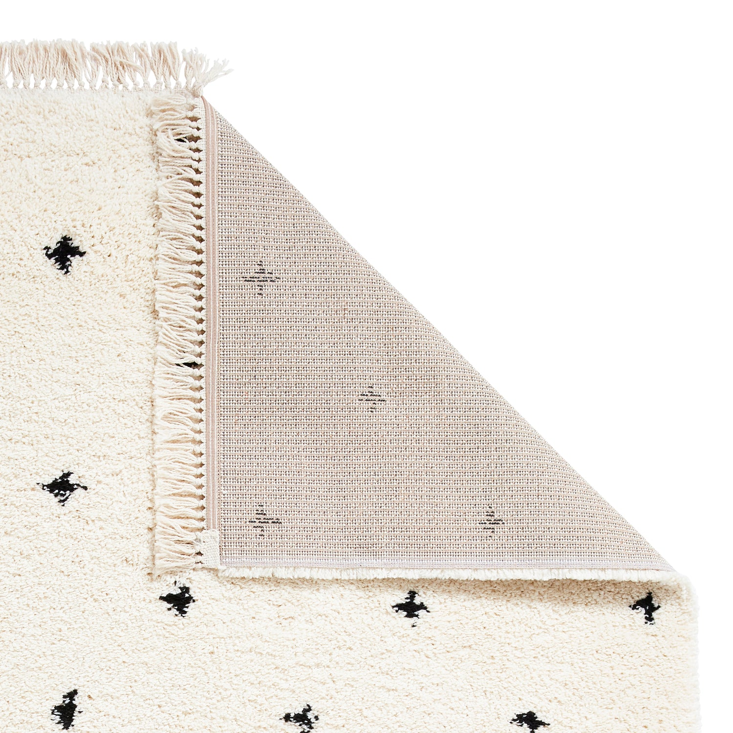 Boho A475 120cm x 170cm Rug White Black