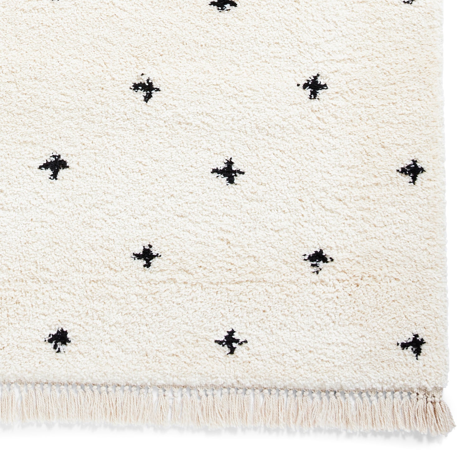 Boho A475 120cm x 170cm Rug White Black