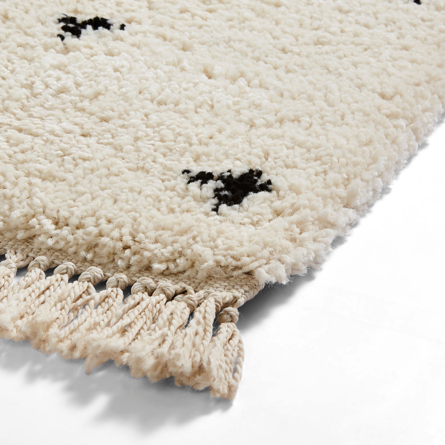 Boho A475 120cm x 170cm Rug White Black